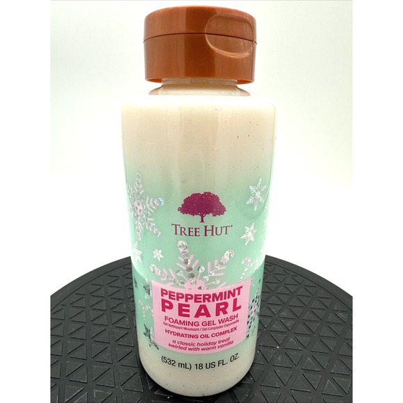 Tree Hut PEPPERMINT PEARL Foaming Gel Wash 18 fl oz - Picture 1 of 3
